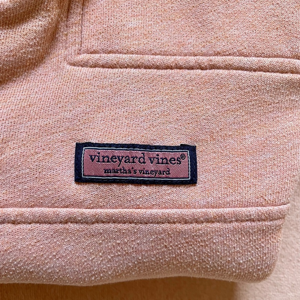 Vineyard Vines Pull Over Half Zip Light Pink Size… - image 5